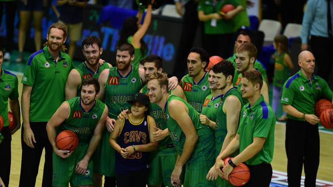 Actions shots of the Townsville Crocodiles taking on the Perth Wildcats at the Swamp.