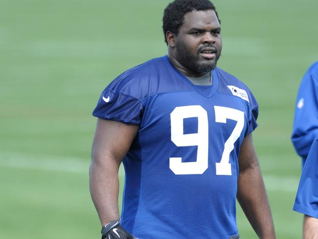 Louis Nix playing for the Giants. Photo: Bill Kostroun/New York Post.