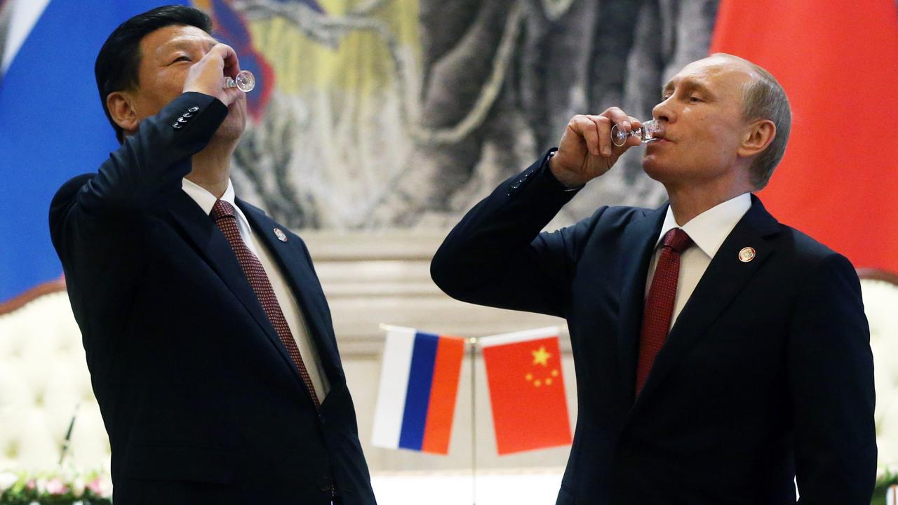 China and Russia have declared their desire to strengthen ties. Picture: Sasha Mordovets/Getty Images.