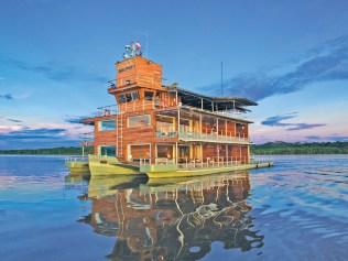 The riverboat Delfin I in the Peruvian Amazon. Picture: Delphin Amazon Cruises.