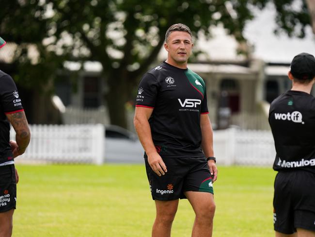 Sam Burgess was arrested after allegedly failing a roadside drug test - and then charged with allegedly driving while suspended.