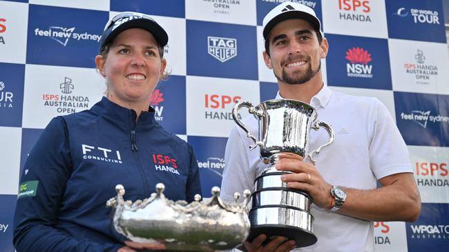 South Africa’s Ashleigh Buhai and Joaquin Niemann from Chile will be back to defend their Australian Open titles. Picture: Saeed Khan / AFP