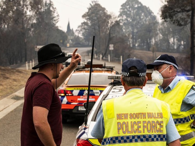 NSW South Coat on Friday ahead of state or mergency tomorrow