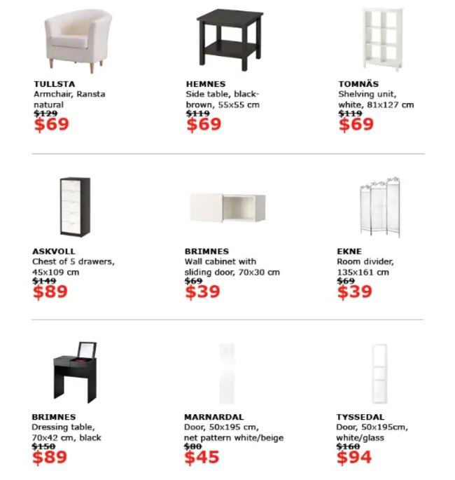 IKEA is launching a huge sale across stores nationwide. <span id="U642523541962peD" style="font-weight:normal;font-style:italic;">Source: IKEA</span>