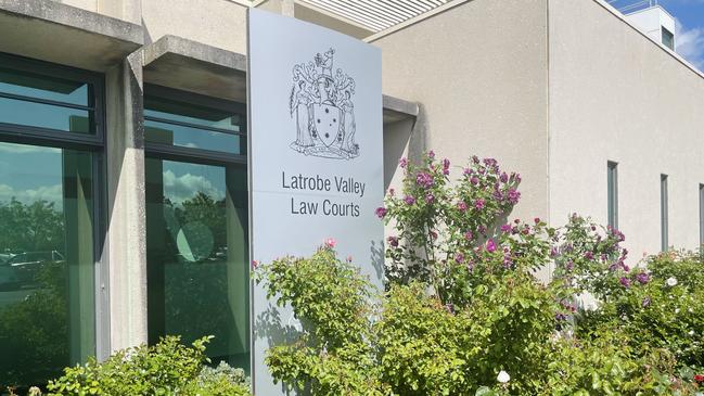 Bradley Brown, 27, appeared from the custody cell at the Latrobe Valley Magistrates’ Court.