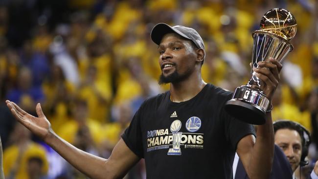 Golden State’s NBA Finals MVP Kevin Durant.