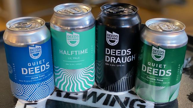 Deeds Brewing’ has been operating since 2015 and make speciality beers every month. Picture: Supplied.