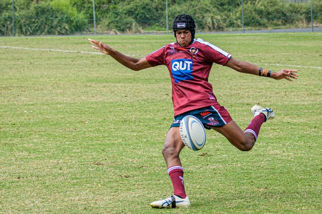 Ralph Labor. Action from the Queensland Reds and New South Wales Waratahs Under-15s bout at Ballymore on Sunday. Picture credit: QRU Media.