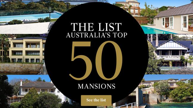 The List: Australia's Top 50 mansions