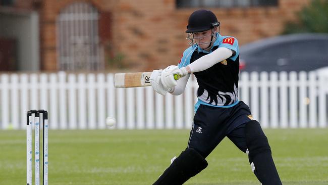 Isaac Roxburgh starred with the bat for Southern Districts. Picture: John Appleyard