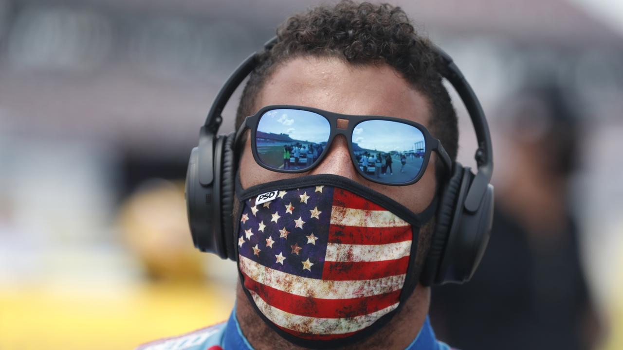 FBI agents investigated the noose allegedly found in Bubba Wallace’s garage. (AP Photo/John Bazemore)