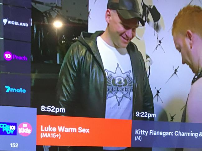 ABC has aired adults show Luke Warm Sex on the Kids Channel