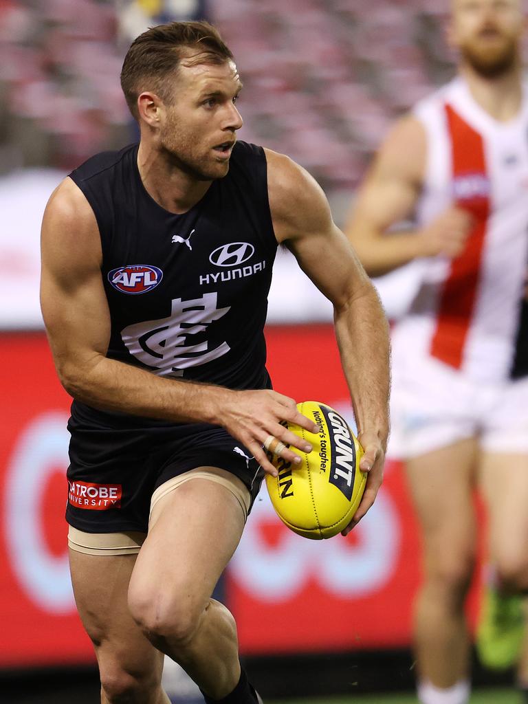 AFL: Carlton on the rise as Sam Docherty plays 100th game | news.com.au ...