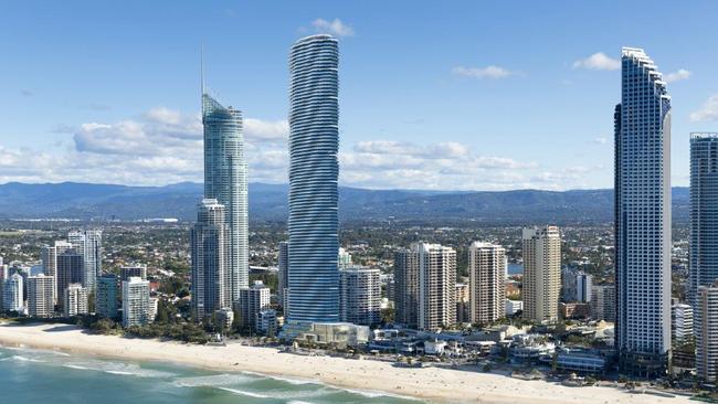 GCB News plans for the Gold Coast tallest building, Spirit, released by developers Forise Holdings.