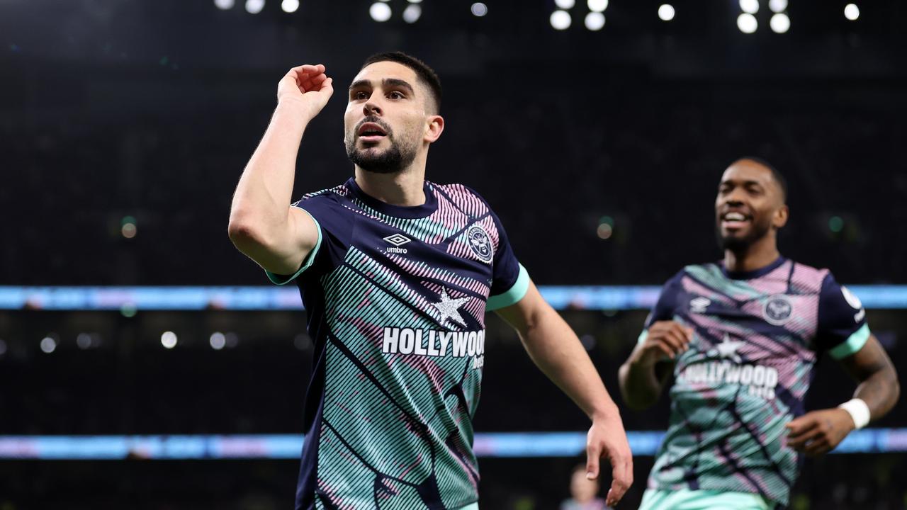 Neal Maupay stirs the pot. (Photo by Alex Pantling/Getty Images)