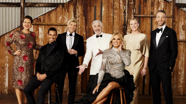 Gold Logie nominees Julia Morris, Mark Coles Smith, Osher Gunsberg, Shaun Micallef, Sonia Kruger, Leigh Sales and Hamish Blake ahead of the big night. Picture: TV Week/Paul Suesse