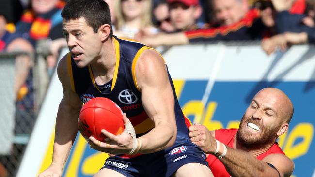 Ian Callinan in action for the Adelaide Crows.