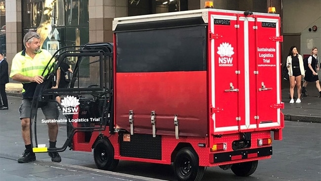 The NSW Government is trialling new environmentally friendly ways of transporting goods to Sydney homes and businesses.