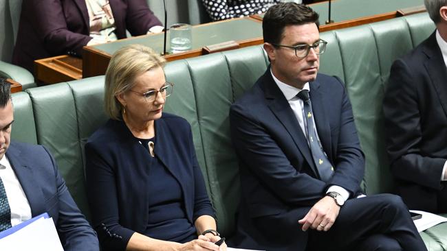 Sussan Ley intends not to re-form a ­Coalition with David Littleproud. Picture: NewsWire / Martin Ollman