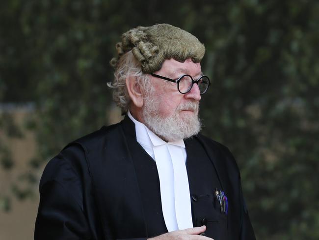 QC Robert Richter arrives at day 3 of the Sue Neill-Fraser appeal hearing at the Supreme Court of Tasmania.  Picture: Zak Simmonds