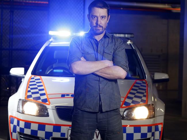 Addicted to crime drama ... Samuel Johnson will be the host of Channel 10's new Gold Coast Cops show. Picture: Jerad Williams