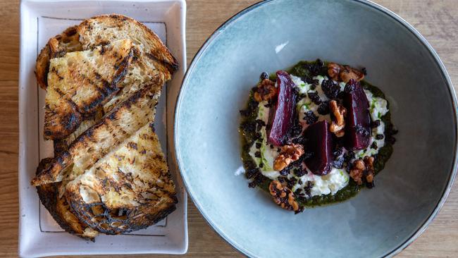 Beetroot and stracciatella is a lick-the-bowl win