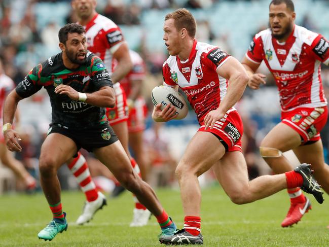 Cameron McInnes (ball) is thought to have the edge. Picture: Getty Images