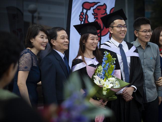 UTAS graduations held at the Hobart Grand Chancellor. Picture: LUKE BOWDEN