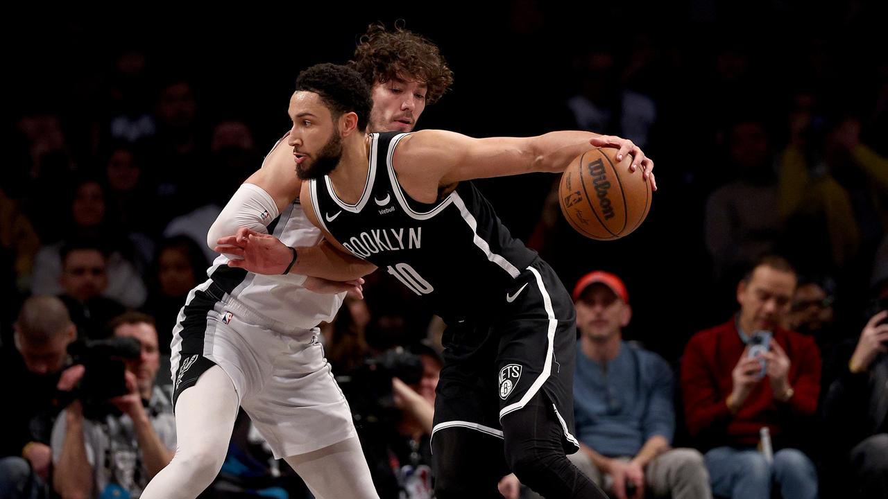 Simmons was back in action for the first time in around eight months. (Photo by Elsa/Getty Images)