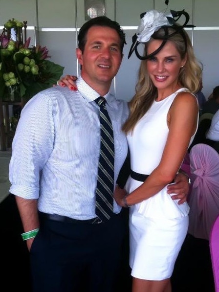 Adrian Bo with his wife Megan in 2012. Picture: Twitter