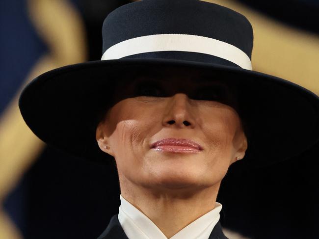 WASHINGTON, DC - JANUARY 20: Melania Trump attends the inauguration of U.S. President-elect Donald Trump in the Rotunda of the U.S. Capitol on January 20, 2025 in Washington, DC. Donald Trump takes office for his second term as the 47th president of the United States.   Chip Somodevilla/Getty Images/AFP (Photo by CHIP SOMODEVILLA / GETTY IMAGES NORTH AMERICA / Getty Images via AFP)