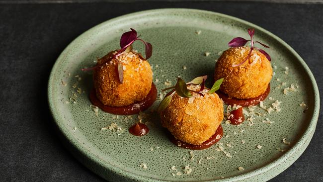 Gouda croquettes at 14 Days of Cheese. Picture: Supplied.