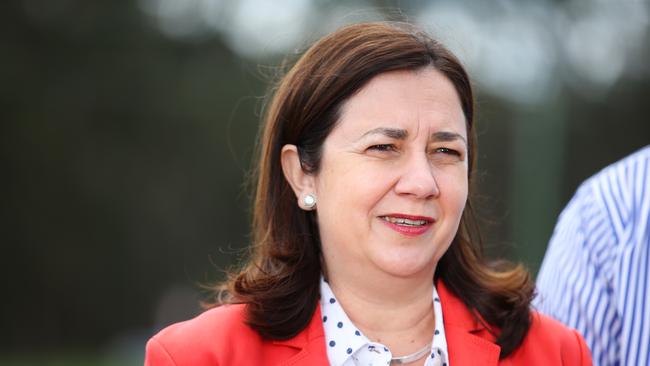 Premier Annastacia Palaszczuk demanded that KAP denounce comments by Senator Fraser Anning or be stripped of funding has engulfed the Government in crisis. Picture: Lachie Millard