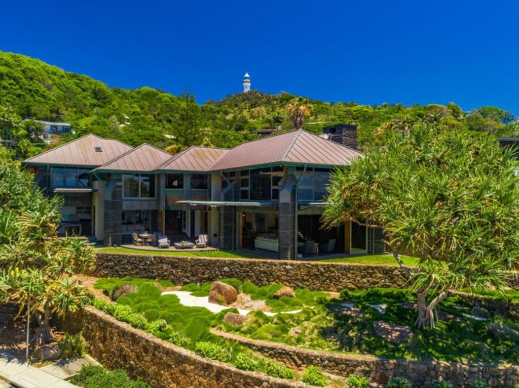 This house on Marine Pde, Byron Bay sold for an undisclosed amount in 2020 after fetching $12m in 2019.