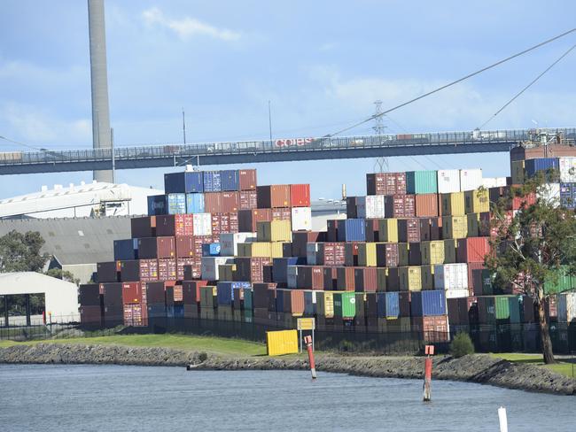 The Port of Melbourne has been leased in a big windfall for the government. Picture: Greg Scullin.