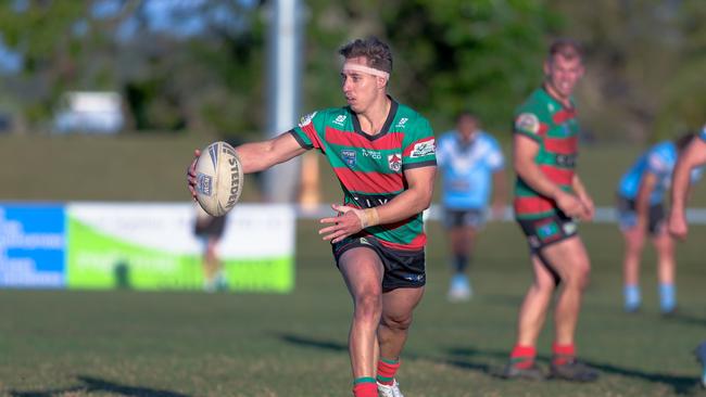 Alex Fitzhugh set up Bilambil’s first try. Picture: DC Sports Photography