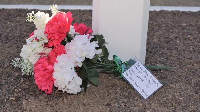 Vietnam War veteran Leslie Palmer said Denis Donnelly's sister leaves a wreath at the memorial every year around the time of Vietnam Veteran's Day. But he said the Mackay Veterans Group was yet to meet her. Picture: Heidi Petith