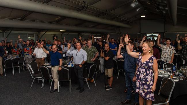 International Men's Day Lunch at the Darwin Turf Club Pavilion, Darwin. Picture: Pema Tamang Pakhrin