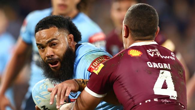 Siosifa Talakai had a mixed night off the bench for the Blues. Picture: Chris Hyde/Getty Images