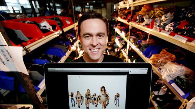 Black Milk Clothing’s Cameron Parker showing off the new 3D interactive website.