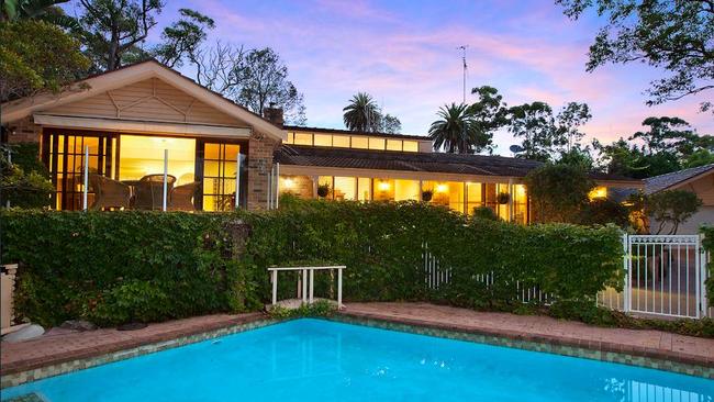 A view of the pool from the front of the property. Picture: Supplied