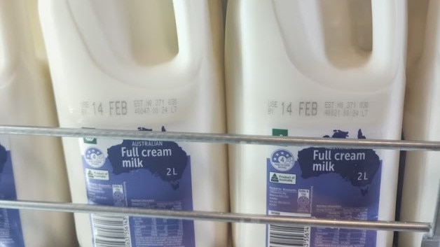 Australians may see milk shortages when they go to the local supermarket. Picture: NewsWire