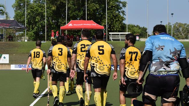 Photos from Darwin B-grade hockey grand final day. Picture: Darcy Jennings.
