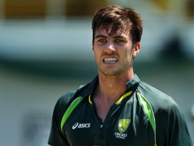Pat Cummins has been training with the Australian cricket team. Picture: Gregg Porteous