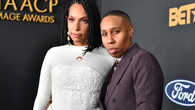 Melina Matsoukas and Lena Waithe on the red carpet this month. Picture: Getty Images