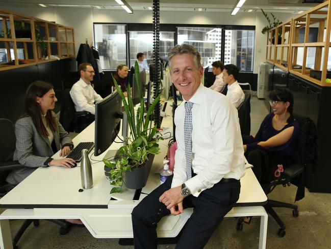 19/08/2020. Darren Steinberg, CEO of Dexus, photographed at their offices in Sydney. Britta Campion / The Australian