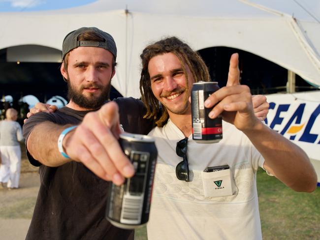Brothers Jake and Isaac Ryan of Hideaway Bay attending the Airlie Beach Festival of Music on Saturday, November 5, 2022. Picture: Katrina Lezaic