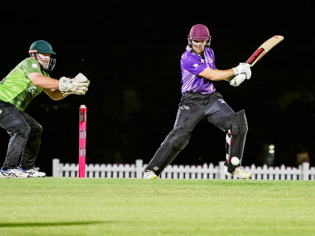 Darryn Dyer batting for CiteCon Kingfishers in the Mackay T20 Smash. Picture: Supplied