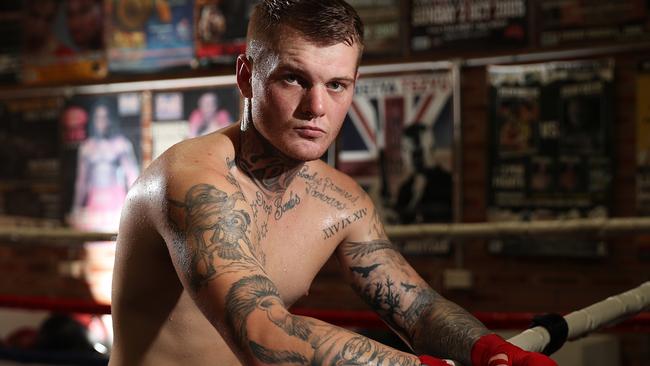 Australian boxer Daniel Lewis has been singed by Top Rank and has impressed Bob Arum. Picture: Brett Costello