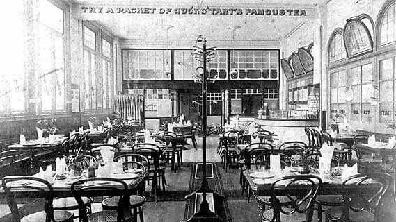 The Quong Tart tearoom in the QVB.